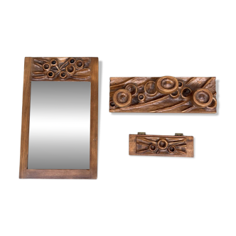 Vestiaire brutaliste années 50