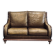 Canapé vintage cuir cognac