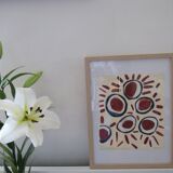 Abstract composition, painting by Laura Asoini