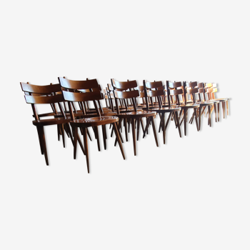 set of 33 bistro chairs