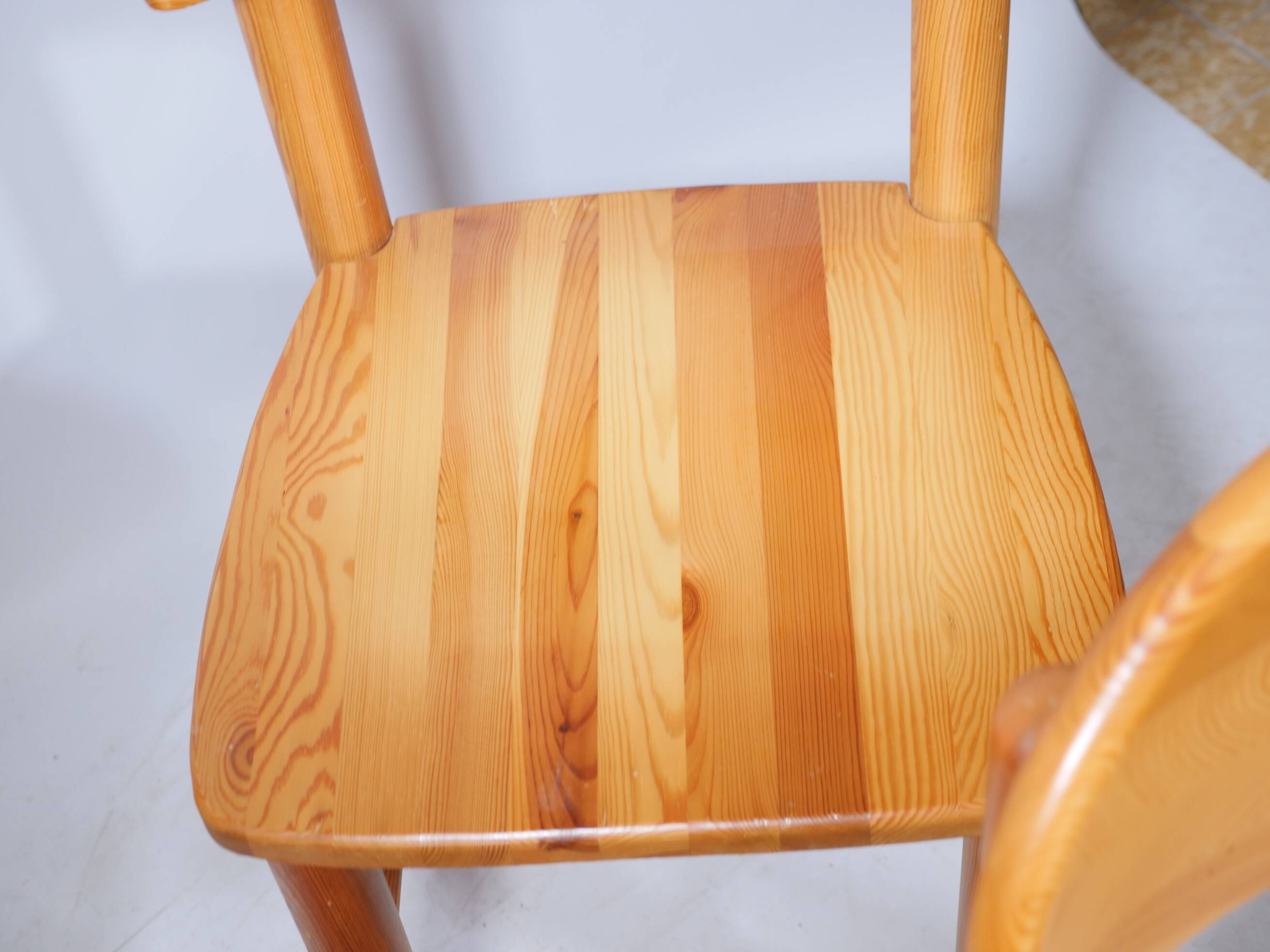 Rainer Daumiller Dining Chairs Pine Wood 1970s