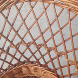 Children's chair in rattan and wicker