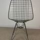 Vintage chrome wire chairs