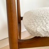 Series of 4 Scandinavian chairs from the 60s