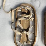 Vintage wooden snowshoes