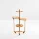 André Groult four-tiered stand in maple and beech around 1920