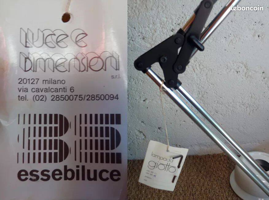 Giant table lamp model Giotto by LUCE e DIMENSIONI – 1980s