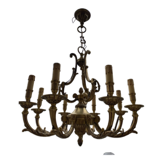 Bronze chandelier 8 branches