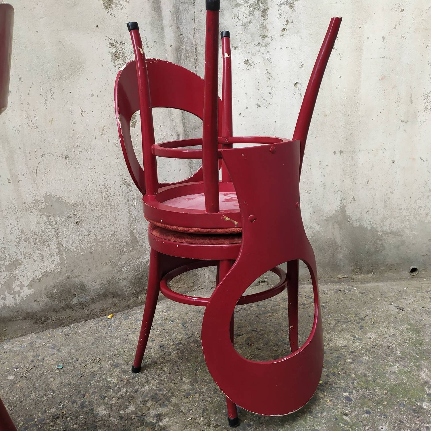 5 Baumann seagull bistro chairs