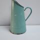 Green enamelled pitcher