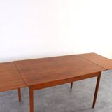 Mid-Century Danish Teak Extendable Dining Table, 1960s.