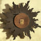 Sun mirror in gilded wood from the 1960s - L 27 cm