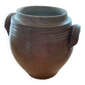 Ancien pot en grès marron