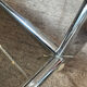 Vintage coffee table 70s chrome and smoked glass