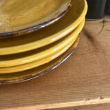 5 ceramic plates from the 1960s, Biot style