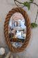 Oval mirror Audoux and Minet