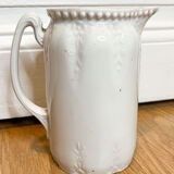 Painted ceramic water decanter