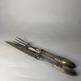 Pair of silver-filled cutlery
