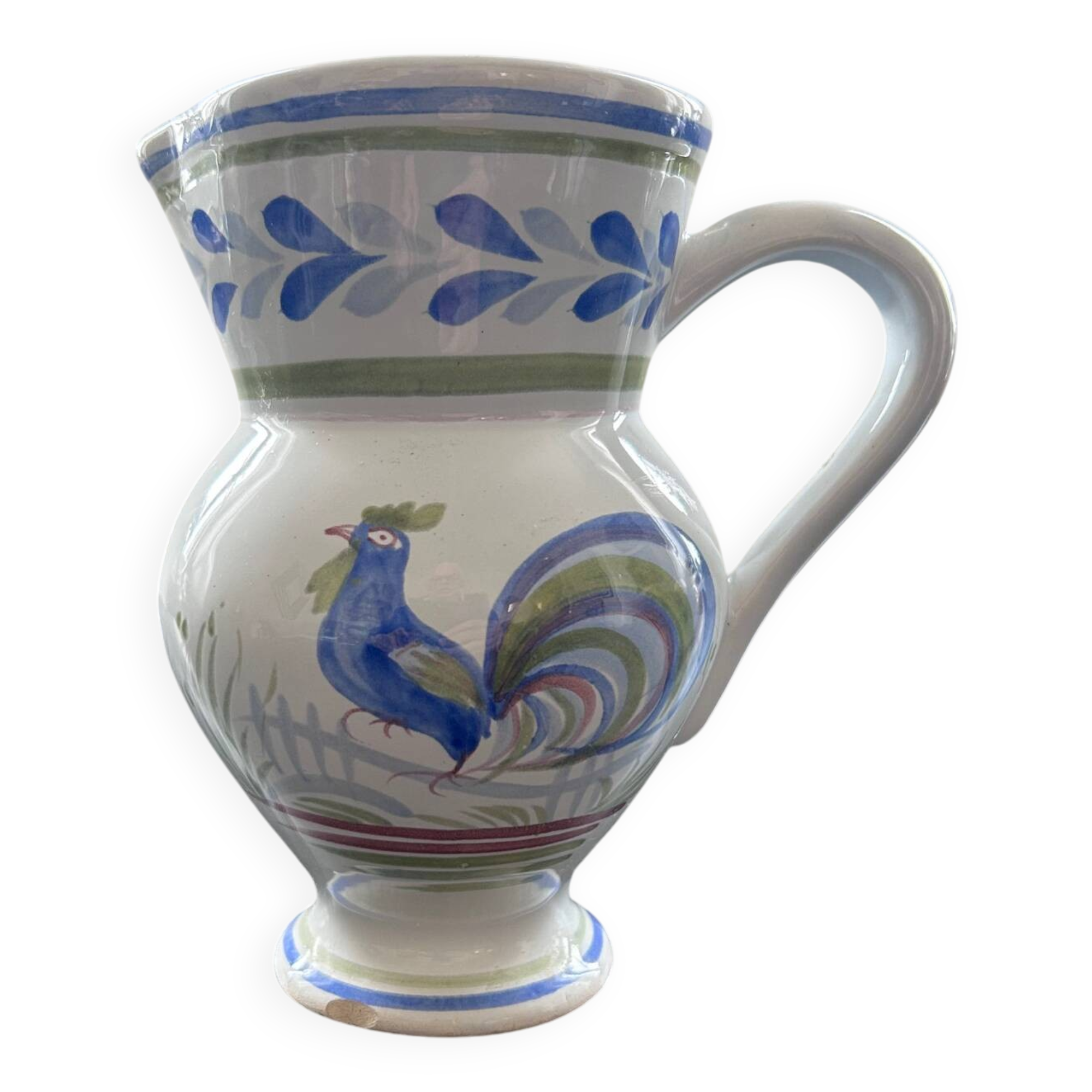 Old Henriot Quimper pitcher