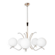 Lustre Space Age 5 Globes, Espagne, années 1970