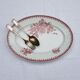 Oval serving dish in earthenware of Sté Amandinoise model Margot, iron earth.