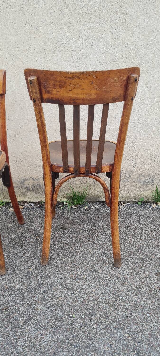 Set of 4 Baumann bistro chairs