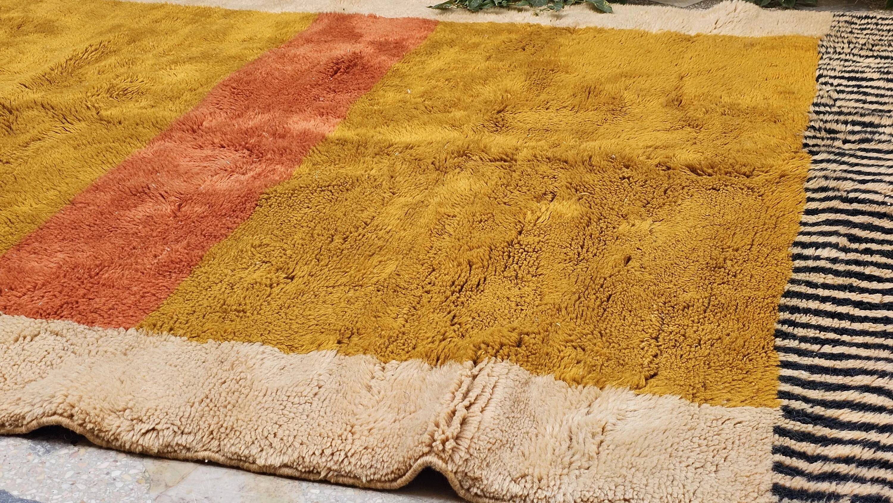Traditional handmade carpet 250cm x 150cm Moroccan