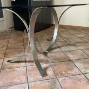 ROCHE BOBOIS table. 1970. Space age. 190x110.