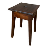 Oak workshop stool