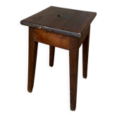 Oak workshop stool