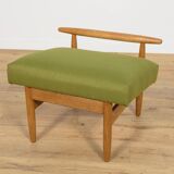 Oak Model J 65  Stool  by Ejvind A. Johansson for FDB Møbler, Denmark, 1950s