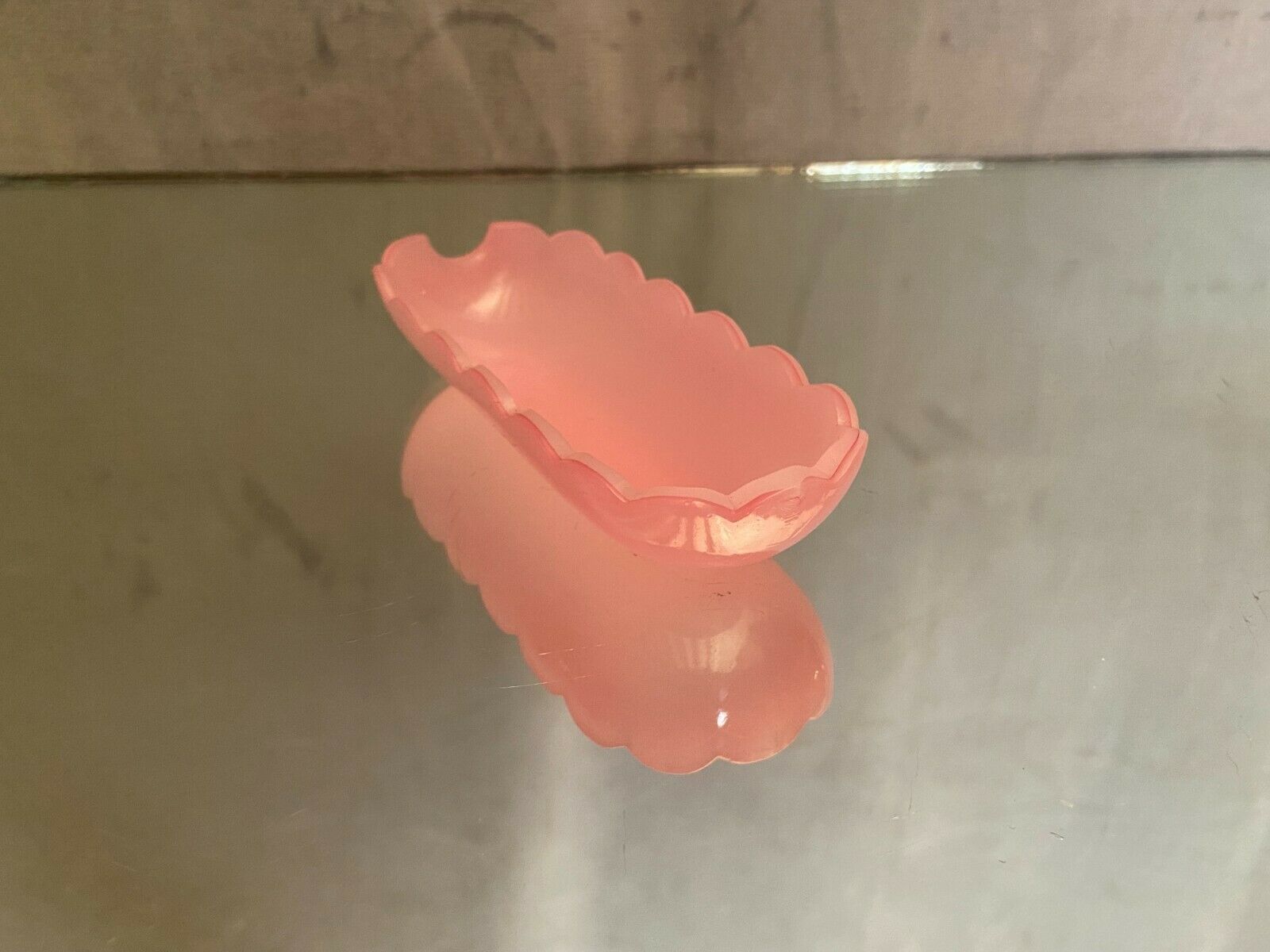 Pink opaline ashtray early twentieth century