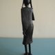 old wooden statuette african art ethnic vintage African wooden statue