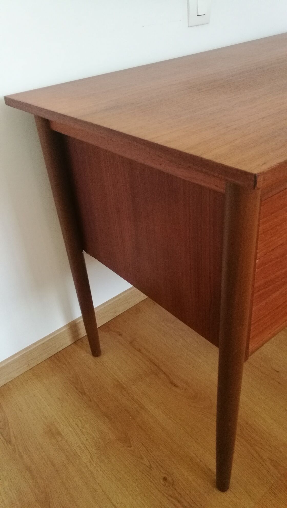 Vintage Scandinavian teak desk 60