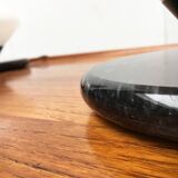 Vintage Swiss marble and glass table lamps by Optelma, set of 2.