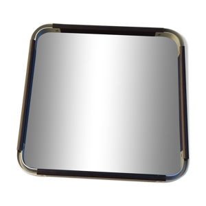 Miroir bois bois et métal design
