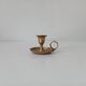 Vintage brass hand candle holder