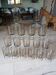 17 vintage stemmed glasses in smoked glass
