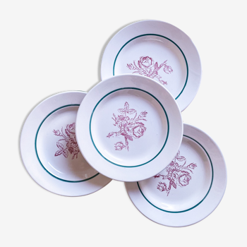 Set of 4 flat plates