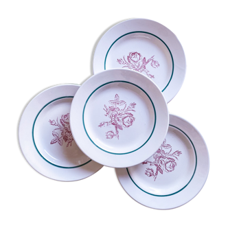 Set de 4 assiettes plates