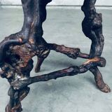 Handmade Vinewood and Oak Bar Stool, 1950s