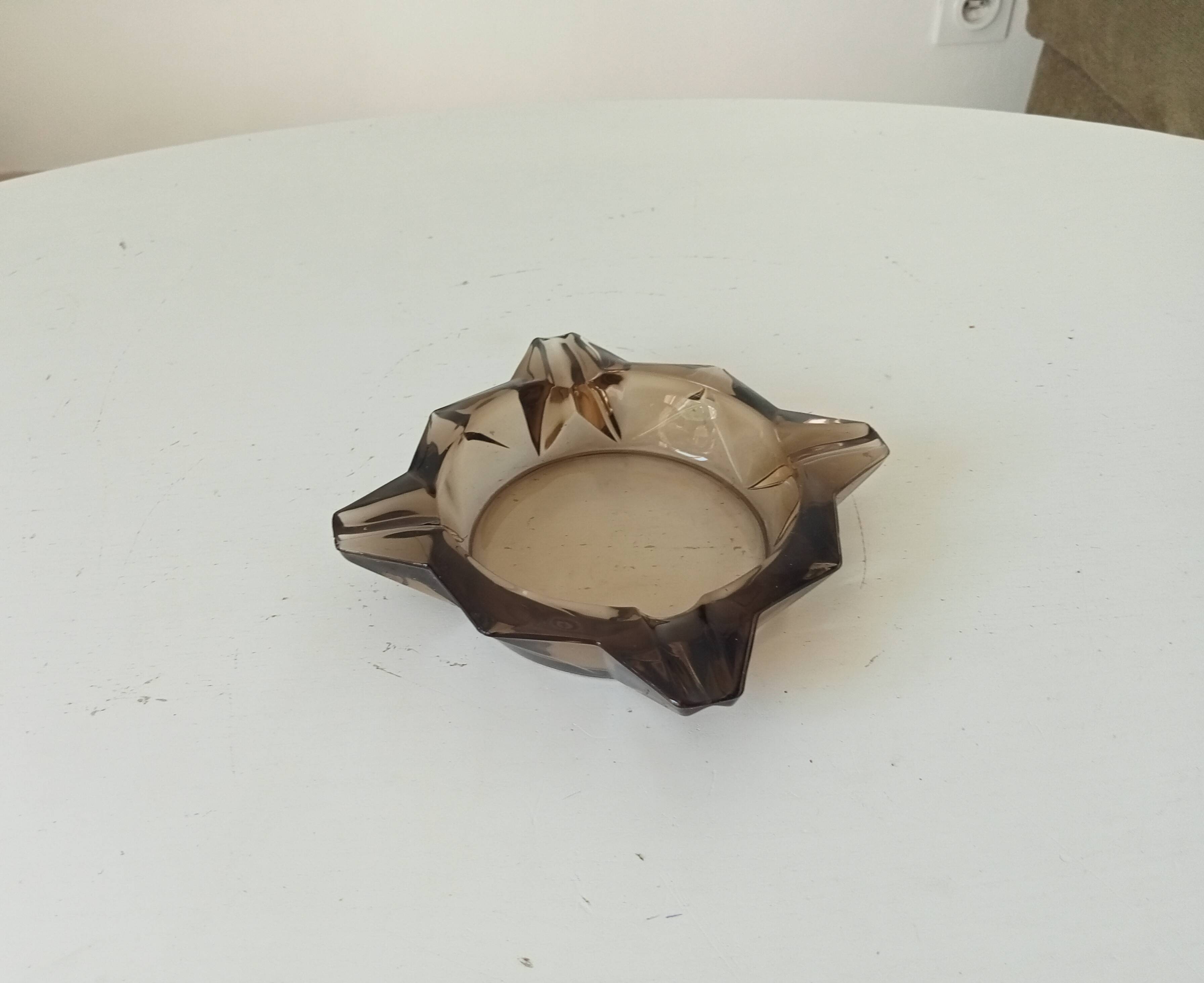 Cendrier Étoile par JG Durand Luminarc années 70