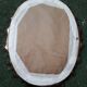 Oval sun mirror made of gilded solid wood