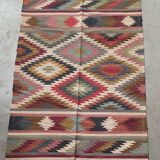 Kilim rug in jute and cotton. 125cm x 195cm