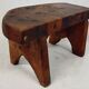 Tabouret / repose pieds brutaliste
