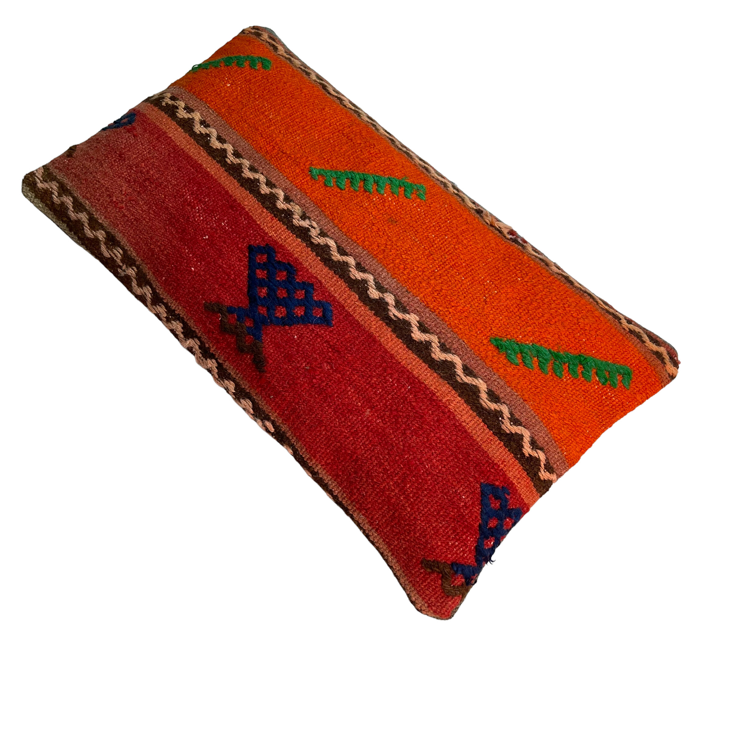 Vintage turkish handmade cushion cover , 30 x 50 cm