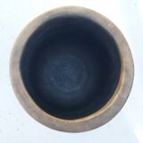 Raku vase signed