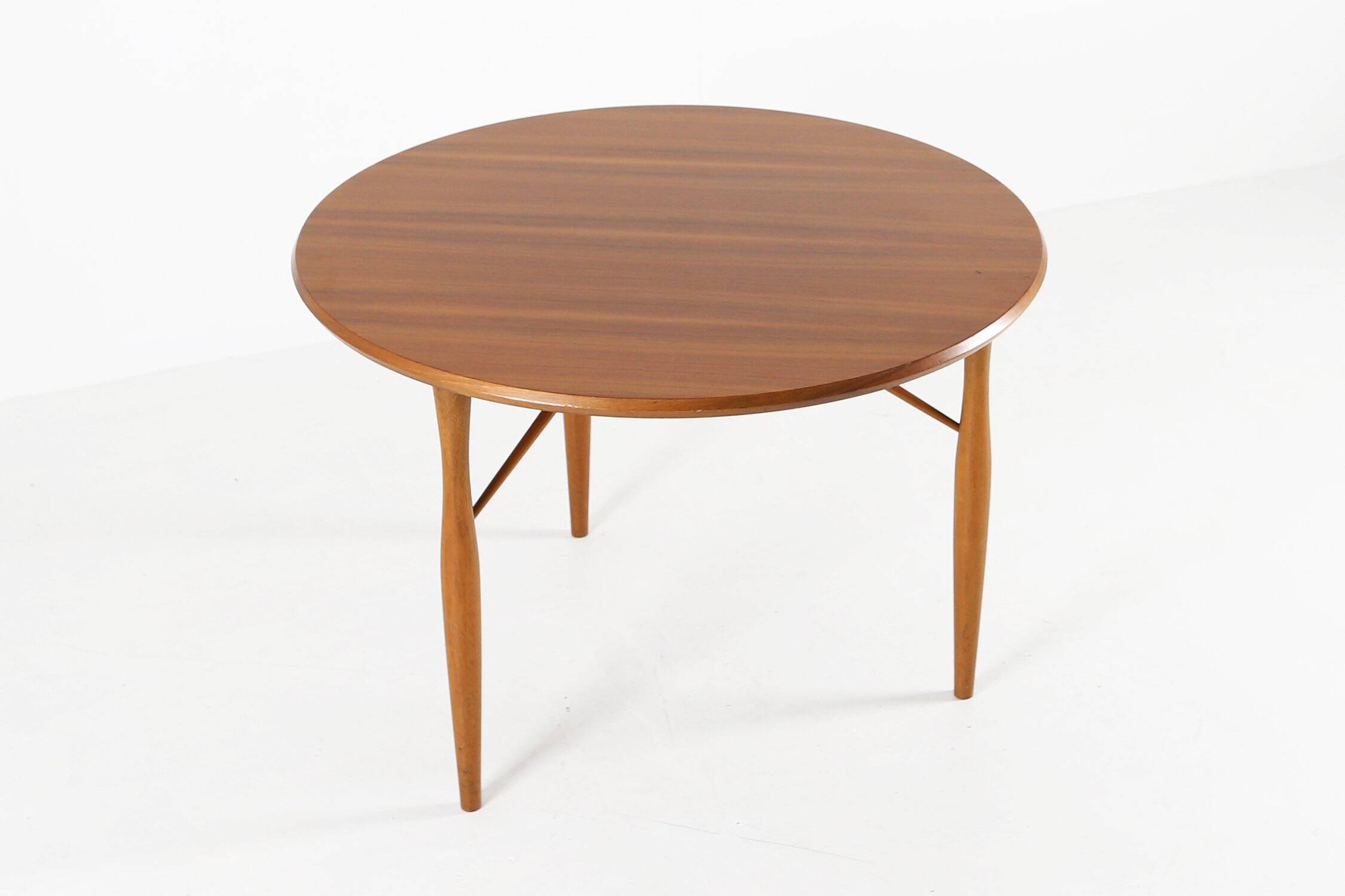 Mid-Century Wooden Coffee Table, Belgium 1950s