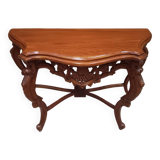 Carved wooden console