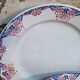 Nine Sarreguemines earthenware dessert plates, Brunoy service, 1940s